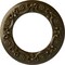 Ekena Millwork Ribbon with Bow Ceiling Medallion (Fits Canopies up to 7 1/2"), 12 1/4"OD x 7 1/2"ID x 7/8"P, Brass CM12RIBRS - alternate 1